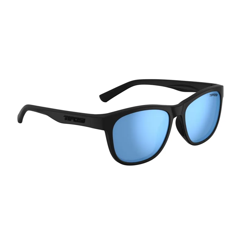 Tifosi Swank Polarised Single Lens Sunglasses in Blackout-2